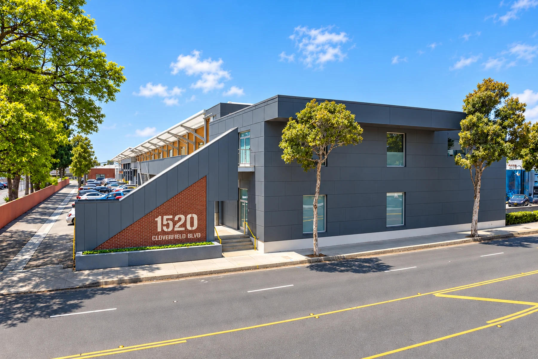 1520 Cloverfield exterior, Santa Monica
